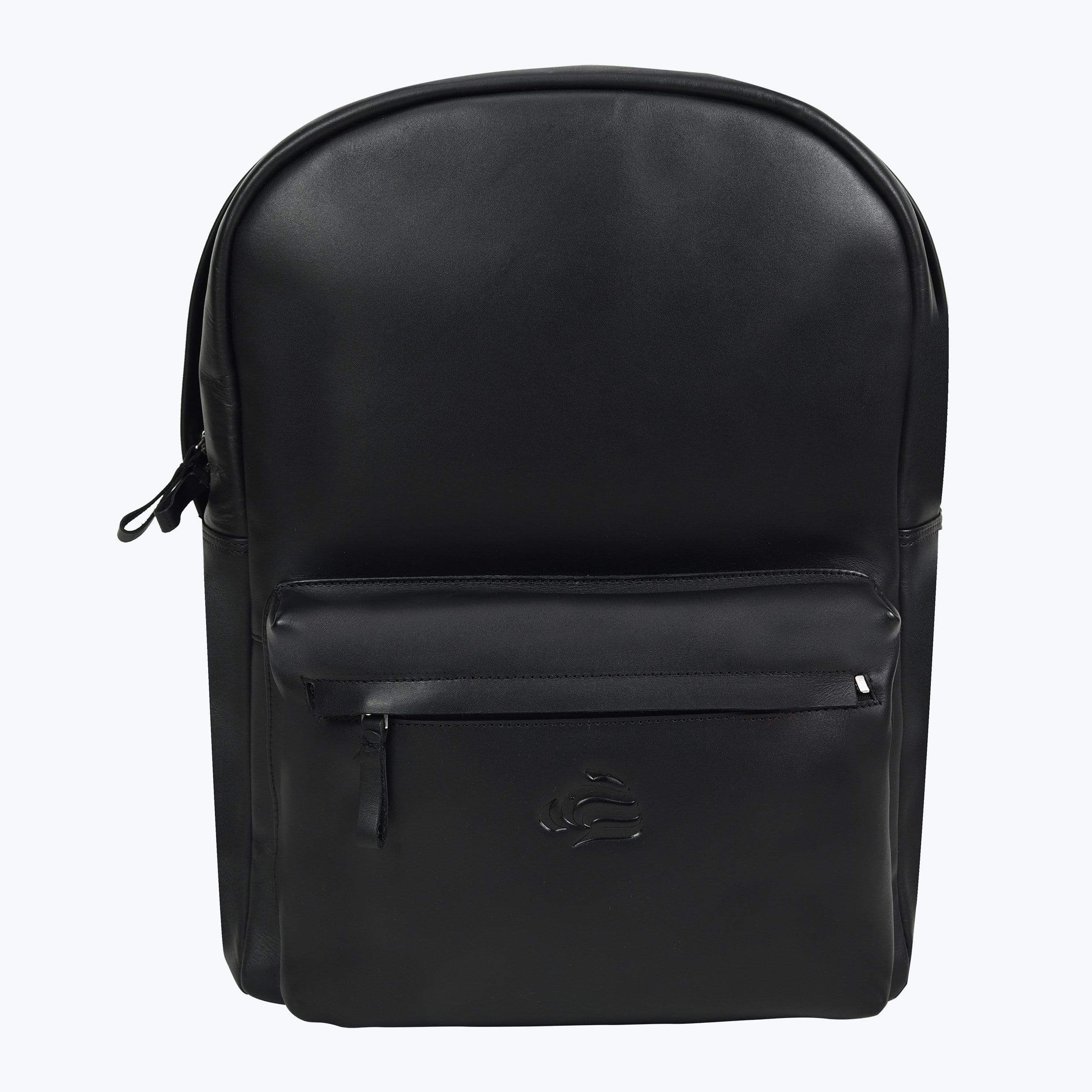 Classic Leather Backpack - Black